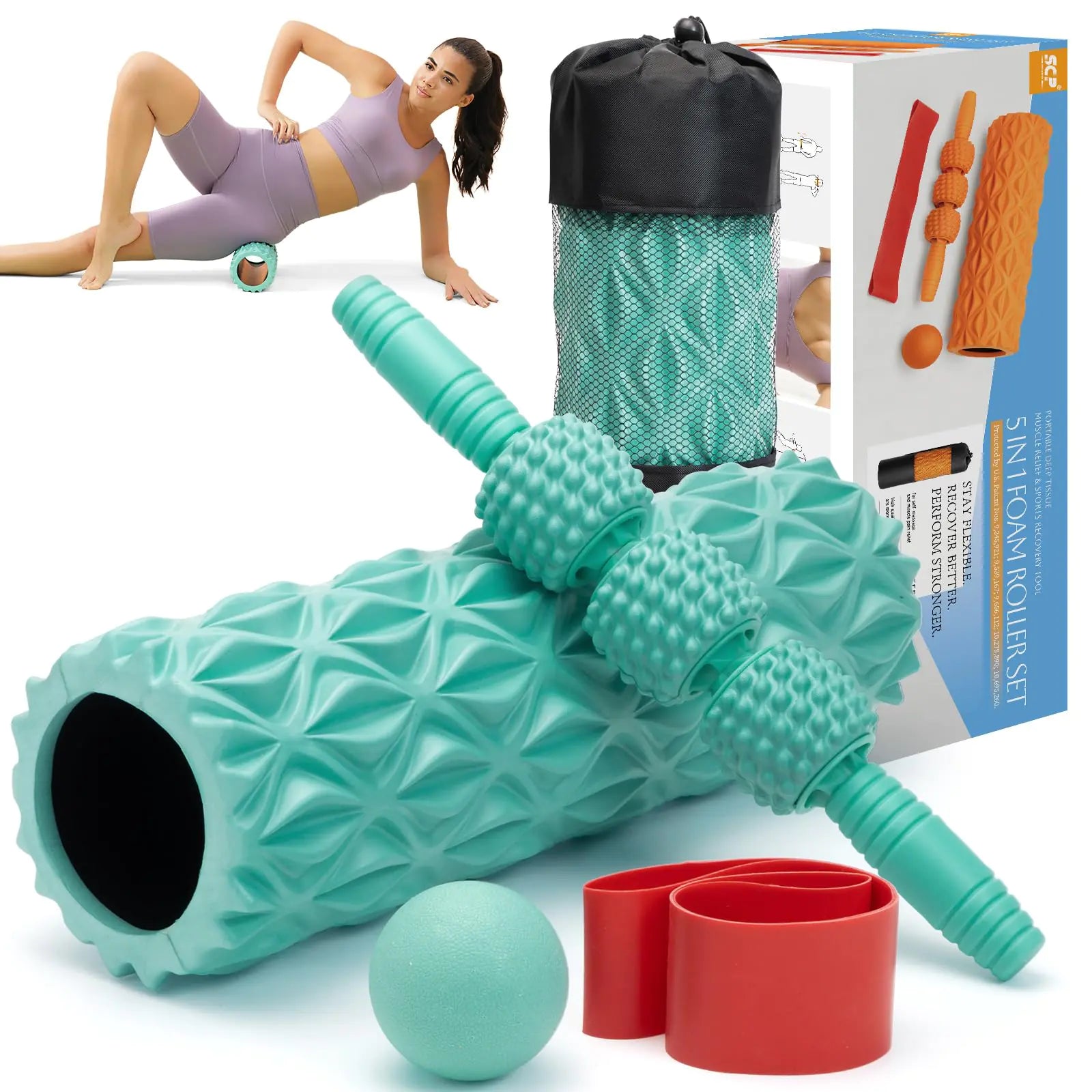 5-in-1 Foam Roller Set