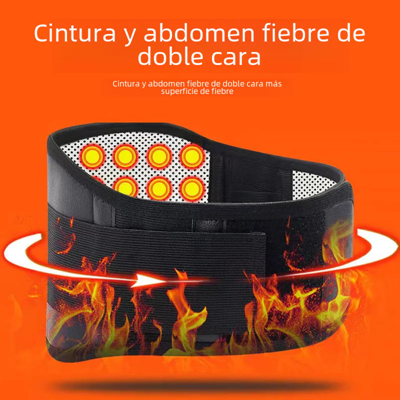Self-Heating Magnetic Lumbar Support Belt for Back Pain