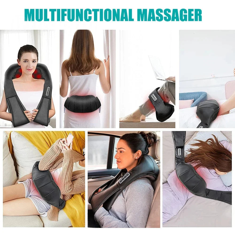Shiatsu Heated Neck and Shoulder Massager