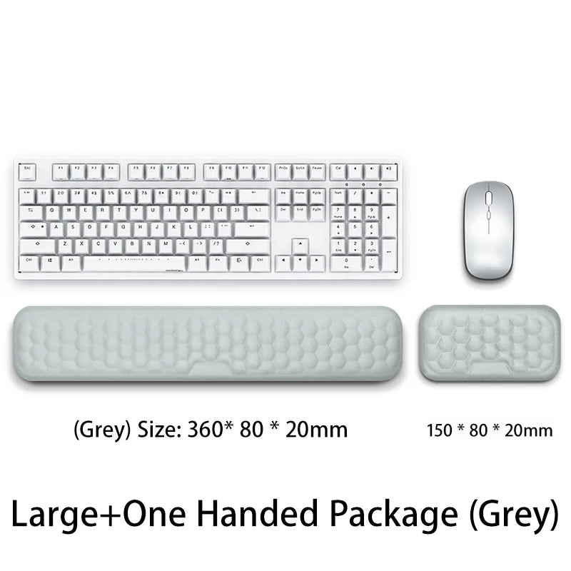 ComfortRest wrist pad set showing washable cover feature